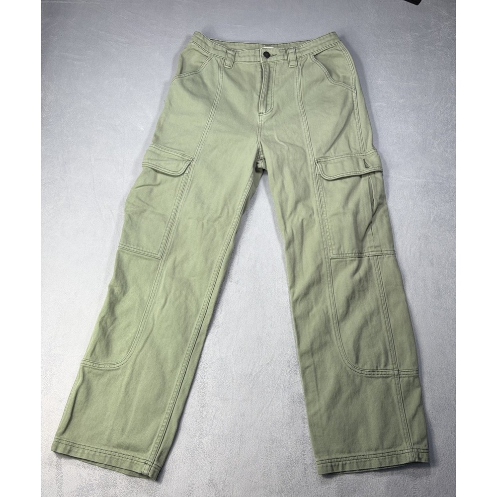 Billabong Cargo Pants Women's  Size 29 Green Utility High Rise‎